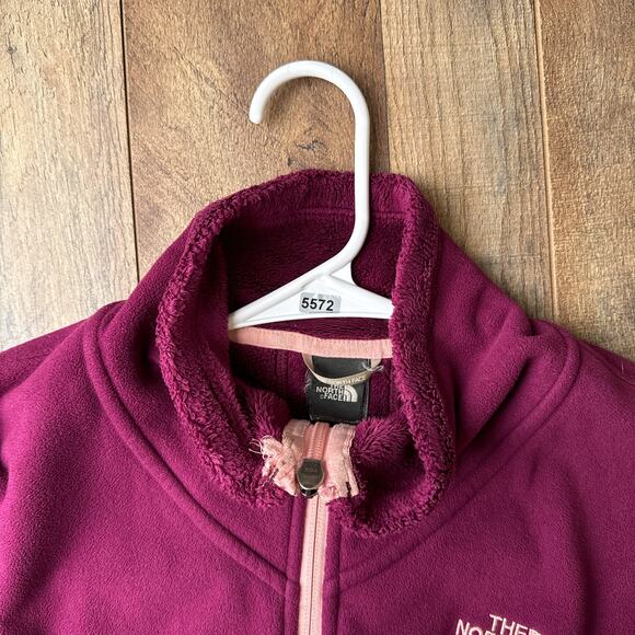 The North Face Morninglory Jacket Women's Medium Purple Full-Zip‎ Fleece 5572 - Picture 13 of 13